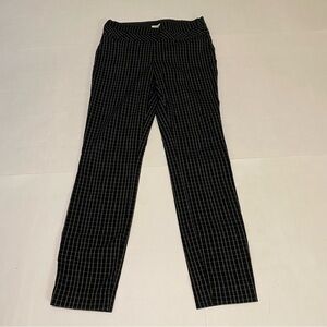 75. Takara Black and White Checkered Pants